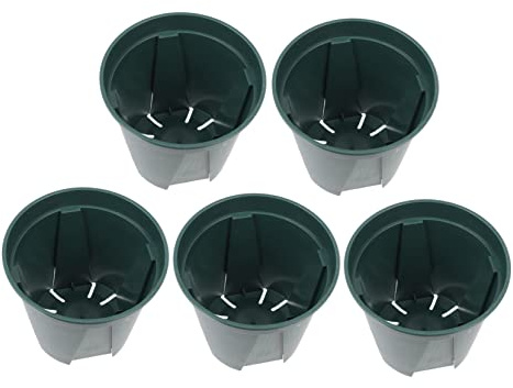 HANABASS 5piezas Maceta De Control De Raíces Redonda para Plantas Macetas para Jardinería Casa o Balcón Control De Raíces
