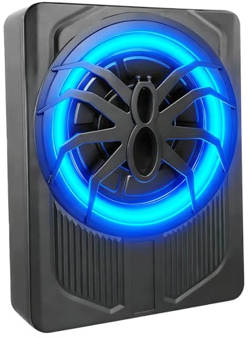 Realdio Subwoofer attivo 10 pollici 1000W Salvaspazio per Veicoli Auto