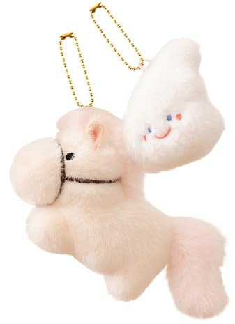 Generico 2026 Peluche Caballo Mascota - Coleccionables Chinos Portátiles Suaves y | Juguetes de Peluche de Caballo - Para Coches Bolsos Vitrina Casa Escuela Oficinas Café Librerías Sofás Estantes