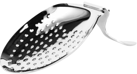 HOMSFOU Colino da Cocktail in Acciaio Inox 304, Colino per Bevande da Bar Riutilizzabile Filtro per Cubetti di Ghiaccio, Accessorio per Uso Domestico e Professionale