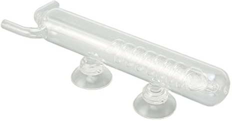 Phefop CO2-Glas-Aquarium-Versorgung, CO2-Blasenzähler, Spiralförmiger Glas-Zerstäuber-Diffusor, Optimal für Aquarien-Enthusiasten und Haustierbesitzer