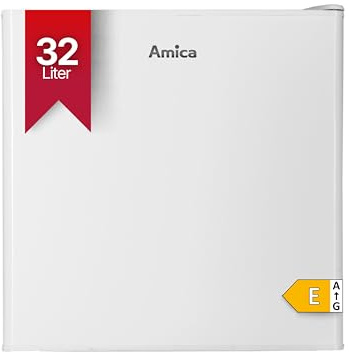 Amica Gefrierbox 32 L 50 x 48 x 44,5 cm 4-Sterne-Gefrierfach AGB 3010 W | 2kg/24h Gefrierleistung, Eiswürfelbehälter, Flexible Aufstellung, Leiser Betrieb, Eiswürfelbehälter, 1 Gefrierfach-Glasablage