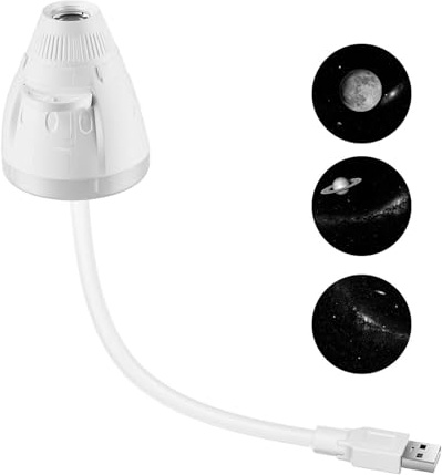 Stjärnprojektor 2-i-1 360° Rotation