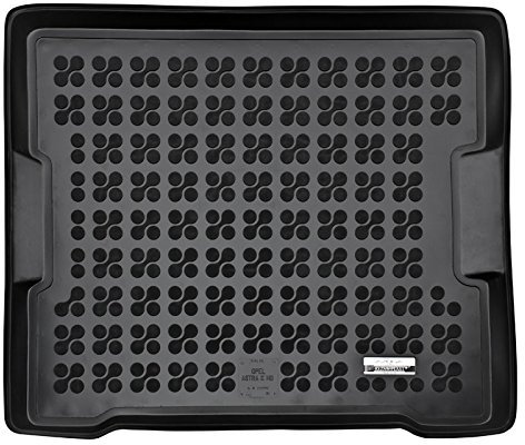 AZUGA Gummi Kofferraumwanne Premium Antirutsch passend für Opel Astra K Schrägheck ab 10/2015-2021 (vertiefter Boden, ohne Ersatzrad) AZ12000441