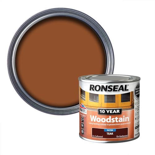 Ronseal 10 Year Woodstain Teak 250ml