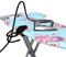 Pmsanzay Accesorio para tabla de planchar, soporte para cable de plancha de vapor, evita el planchado sobre el cable