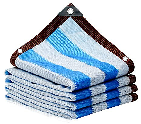 DMDUYUFNG Schatten Tuch, 8-poliges Randstanzungs Schattierungsnetz, Balkon Wärmedämmung Kühlnetz, Geeignet Für Outdoor, Sukkulenten,A-2m×6m