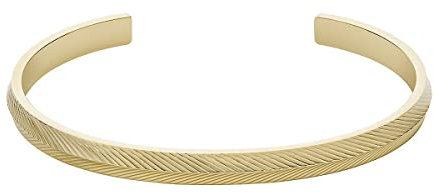 Fossil Damen Edelstahl mit offener Manschette Armspange