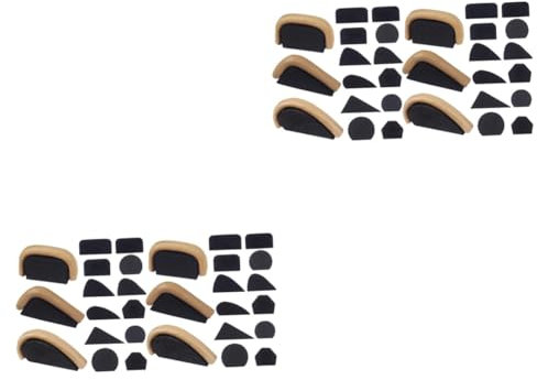 TEHAUX 48piezas Moldes De Manijas De Taza Para Fabricación De Asas Moldes De Livianos y Duraderos Herramienta Para Manualidades y Creativos