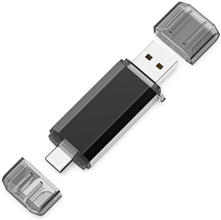 Yaxiny Memoria USB C, unidad flash USB C de 128 GB, unidad USB 3.0 de alta velocidad tipo C Dual OTG Pen Drive para TV, coche, smartphones, PC, portátil, Chromebook, MacBook Pro