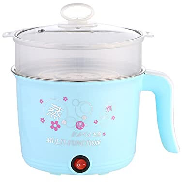 FDHESAR Olla de Inventario, Olla Arrocera Multifuncional, Olla Arrocera Doméstica, Taza Eléctrica, Olla Caliente Coreana, Dormitorio de Estudiantes Integrado en una Pequeña Olla Arrocera, Vapor