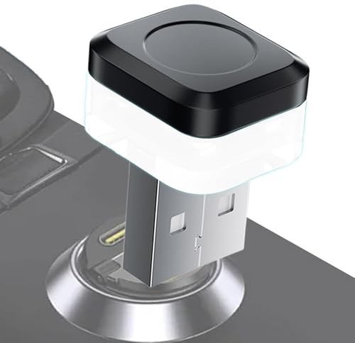 Luz de coche USB – Luz ambiental LED USB para coche | Luz de coche alimentada por USB, luz interior inalámbrica con múltiples modos para todos los vehículos, luz interior ambiental perfecta para