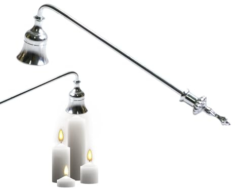 Generisch Estintore per Candele, Strumento di estinzione dello con Forma a Campana, per Cancellare in Modo Sicuro Le Fiamme dello in casa, per Compleanno e