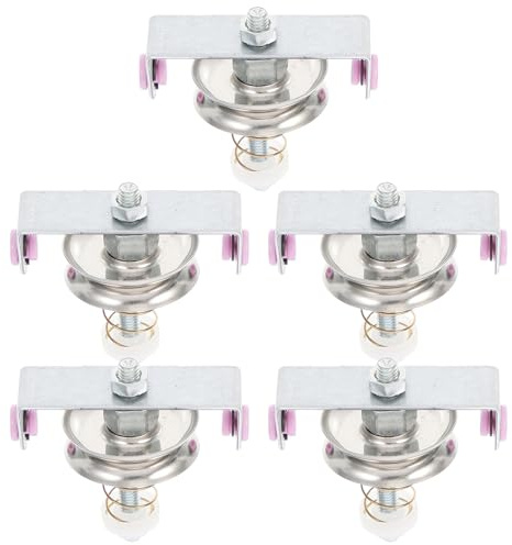 CLISPEED Tendifilo per Macchina da Maglieria 5 Pezzi in Acciaio Inox Dispositivo di Tensionamento Regolabile, Accessori per Telai Tessili Silenziosi per Produzione di Corde e Tessitura