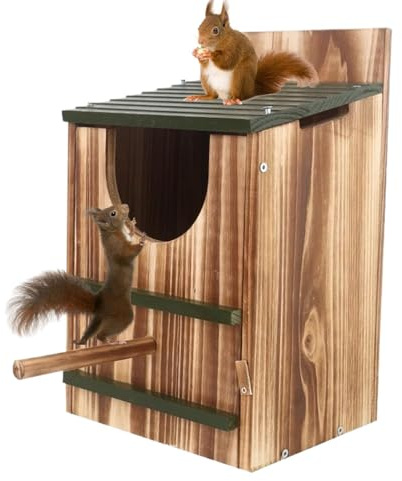 De Anidamiento Para Búhos Refugio De Madera Impermeable