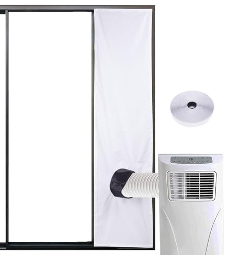 Posgcks Sello De Ventana para Aire Acondicionado, Junta Selladora para Aire Acondicionado De Ventanas, Kit Des Sello Des Ventana CA Portátil Paras Enfriamiento Estival Y Privacidad En Hogar, 2/3 M