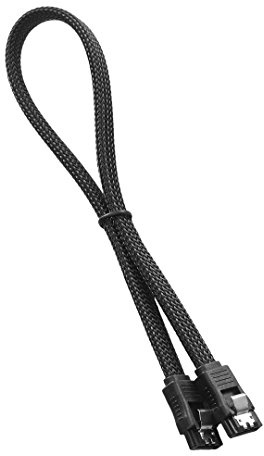 CableMod ModMesh Sleeved SATA 3 Cable (Black, 60cm)