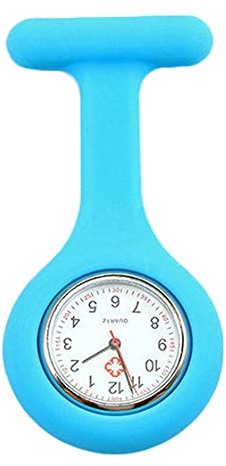 TOPSTUFF - Montre pour Blouse Infirmière Montre Silicone avec Broche pour Infirmières et à Tout Autre Professionnel de la Santé