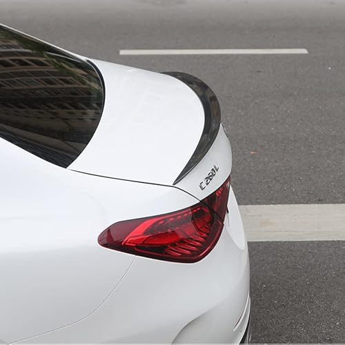 für C Klasse W206 2022-2025 Limousine Heckspoiler Spoiler ABS Kunststoff 1 Stück (Schwarz glänzend)