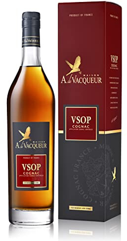 Maison A. de Vacqueur Cognac VSOP 70 cl, 40% et son étui