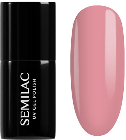 Semilac UV Nagellack Hybrid 581 Delicate Coral 7ml Kollektion Naked Nails