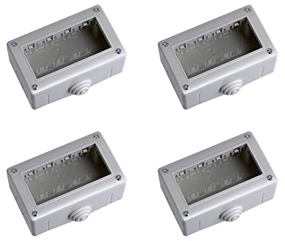 Scatola Porta Frutti Da Esterno, Compatibile Con Bticino Matix (4, Custodia 4P IP40)