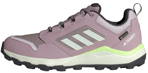 Adidas Damen Tracerocker 2.0 Gore-TEX Trail Running Shoes, Fig/Crystal Jade/Green Spark, 39 1/3 EU