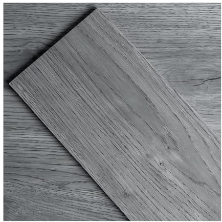 ATOPOSE Peel and Stick Vinyl Plank Flooring, Self Adhesive Vinyl Flooring 18 PCS - 36 x 6- 2.51㎡ with Wood Effect,Washed Grey, Waterproof and Fire-Resistant for Bedroom Bathroom Living Room Office