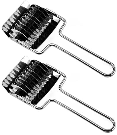 Cabilock 2piezas Máquina Para Pasta Cortador De Cocina Acero Inoxidable Fácil De Usar