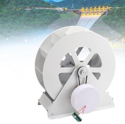 YSXXIAN Generación de energía hidráulica para Arroyos, Equipo de generación de energía para Exteriores, con Correa silenciosa y Base Triangular, para Estanque de Peces, 100 W