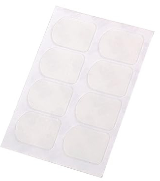 UPKOCH Transparente Saxophon Mundstück Pads aus Silikon 8 Stück für Tenor Saxophon und Bassklarinette Schützt Zähne für Holzblasinstrumente Klarinettenwischer