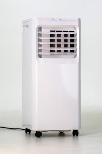 Könighaus Smart condizionatore portatile | Veloce, silenzioso ed efficiente | 4-in-1: raffredda, deumidifica, ventila, purifica l’aria | telecomando | 7000 BTU (2,1 kW) | timer 24h & modalità notte