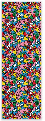 mubusi Tapis en Vinyle - Modèle Amour 60x180 cm - Différentes Tailles, 25 Tailles Disponibles - Grands Tapis en PVC - Tapis de Cuisine, Coureuret de Salon
