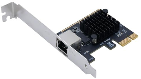 Tosuny Scheda di Rete PCIE da 5 Gbps, Scheda PCIE Ethernet per Chip RTL8126, Adattatore di Rete PCI Express RJ45 per Wins 7/8/10/11, Linux, Desktop, Server, NAS, Router