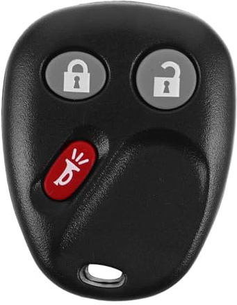 FIXOSHEE Telecomando per Auto 3 Pulsanti senza Chiave Sostituzione Portachiavi Plastica per Veicoli Accesso Sicuro e Trasmissione Potente Controllo Ingresso Veicolo
