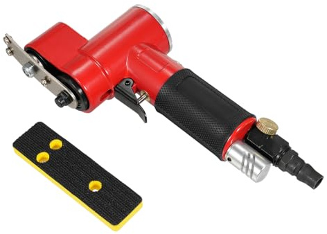 CUOFYUNL YC2622 Reciprocating Pneumatic Grinding and Polishing Machine Mini Straight Line Air Sander Pneumatic Sander Air-Operated Handheld Polisher Waxer for Furniture Wood Metal (YC2622)