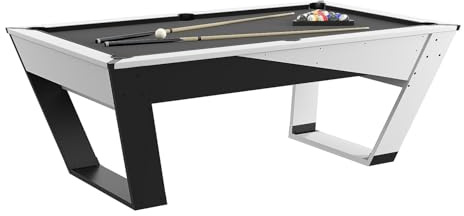 Vente-unique - Billar Harrison (largo x ancho x alto): 213,4 x 122,4 x 81,3 cm. Madera - Negro