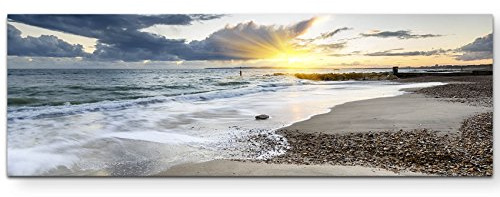 Leinwandbilder | Bilder Leinwand 120x40cm Sonnenuntergang in England