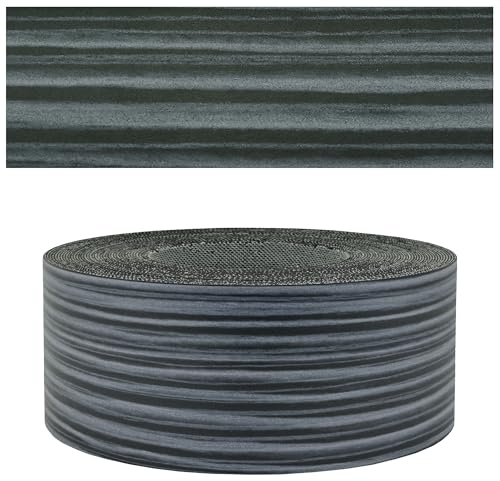 Mprofi MT® Kantenumleimer Surf Schwarz | 45 mm x 20 m | Melamin Kantenband | Bügelkante für Möbel & Regale | Kantenumleimer mit Schmelzkleber | Bügelkante für Möbel & Regale – 8404/45/20