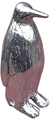 Tierfigur Pinguin, Kleine Pinguinfigur, Handgegossen von William Sturt, aus Deutsche Zinn (Pewter)