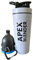 Protein Shaker Bottle, 750ml Stainless Steel, White - Leak-Proof, BPA-Free Clump-Free Mixer Ball & Powder Storage - Perfect for Gym Pre/Post-Workout -Sleek & Durable Metal Shaker for Active Women &Men