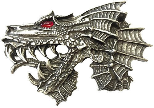 BELTINGER Gürtelschnalle Drachenkopf 4,0 cm | Buckle Wechselschließe Gürtelschließe 40mm Massiv | Wechselgürtel bis 4cm