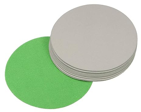 TA-VIGOR Lot de 10 disques de ponçage humides et secs de 125 mm, grain 3000, 12,7 cm, papier abrasif électrostatique en carbure de silicium pour plantation