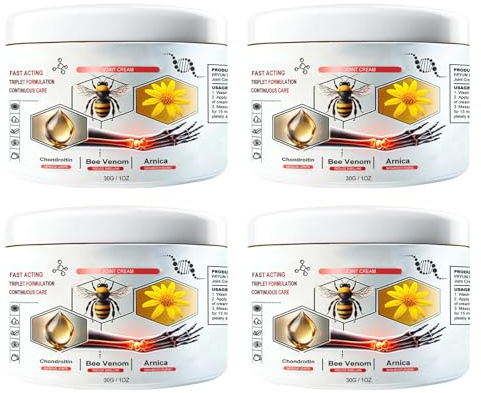 Bienengiftsalbe, Bienengiftlinderungscreme, Bee Cream mit Natürliche Kräutermedizin, Bienengift Schmerz und Knochenheilungscreme, Bienengift Creme für Arm Taille Hinterhand Füße Bein (120g)