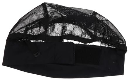 FRCOLOR 5stücke Elastische Lace Perückenkappe Aus Eis Atmungsaktive Haarnetz Für Damen Und Herren Größenverstellbar Für Verschiedene Perückenstile Bequem Und Leicht