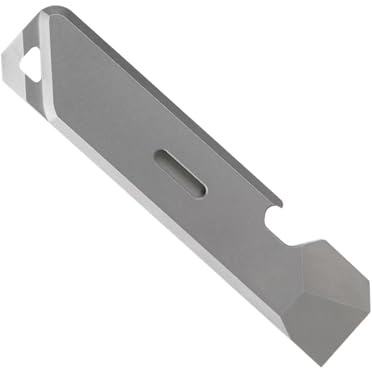 Portable Mini Titanium EDC Tool Pry Bar Crowbar Bottle Opener, Titanium Alloy Crowbar Key Pendant for Outdoor Camping Tools Multifunctional Survival Tools