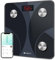 Etekcity Scales for Body Weight, High Precision 0.1lb Bathroom Digital Weighing Scale with App& Bluetooth, Smart Body Composition Monitor for BMI, Fat Percentage, Muscle Mass, Ash-black