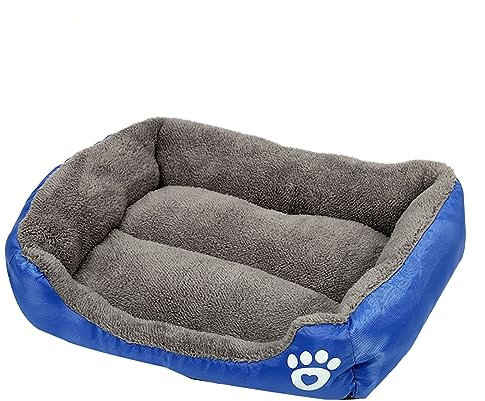 XINGLIDA Haustierbett mit pelzigem Kissen, weich und schön, rutschfest, Hundesofa, Fellkissen, Nest für Welpen