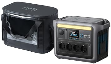 Anker SOLIX C1000 tragbare Powerstation mit wasserfester Tragetasche