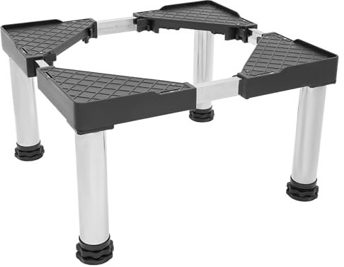 Tvättmaskinsunderrede, frys, ställ, justerbar 29–31 cm kylskåpsbas, möbelhållare för diskmaskin, kylskåp, höjning